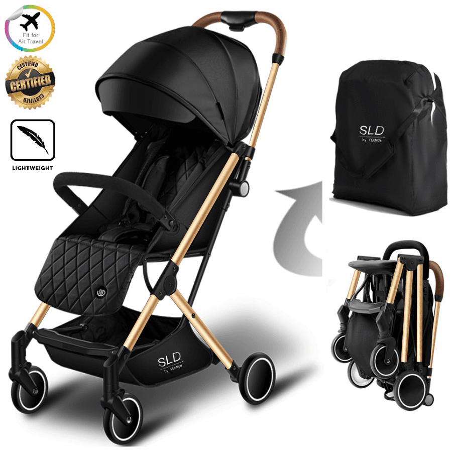 Teknum Travel Lite Stroller Sld (Black Gold)