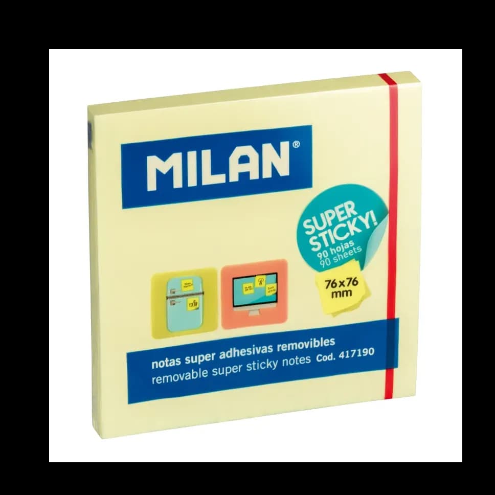 Pad 90 super adhesive notes 76 x 76 mm