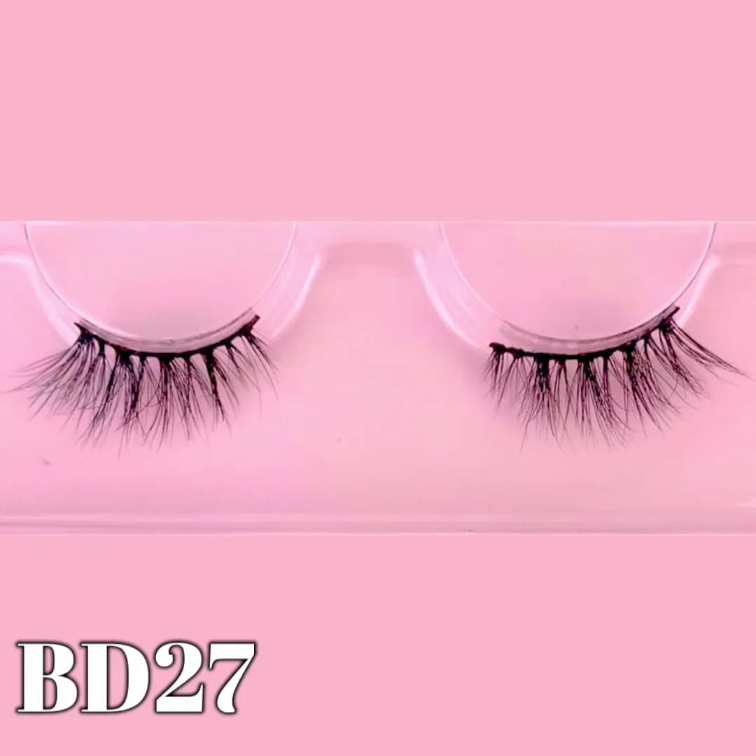 Natural Mink Half Eyelashes Bd27