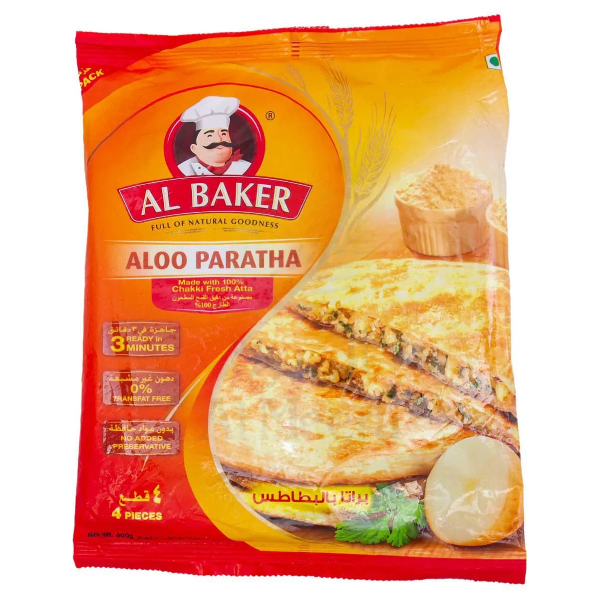 Al Baker Potato Paratha 400G