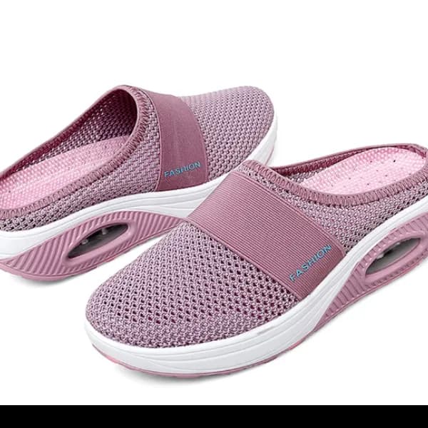 Fashion Breathable Mesh Slip-On Shoes Good-Looking Travel Essentials For Women Eu 41 - Purple