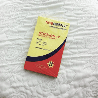 Notes Sticky   100 Sheets Paper 75Gsm 38x51MM Light Yellow