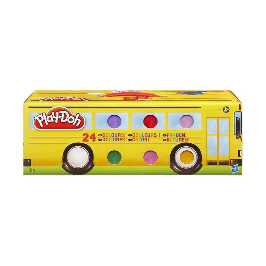 Play-Doh School Bus Playset (24 Pieces)