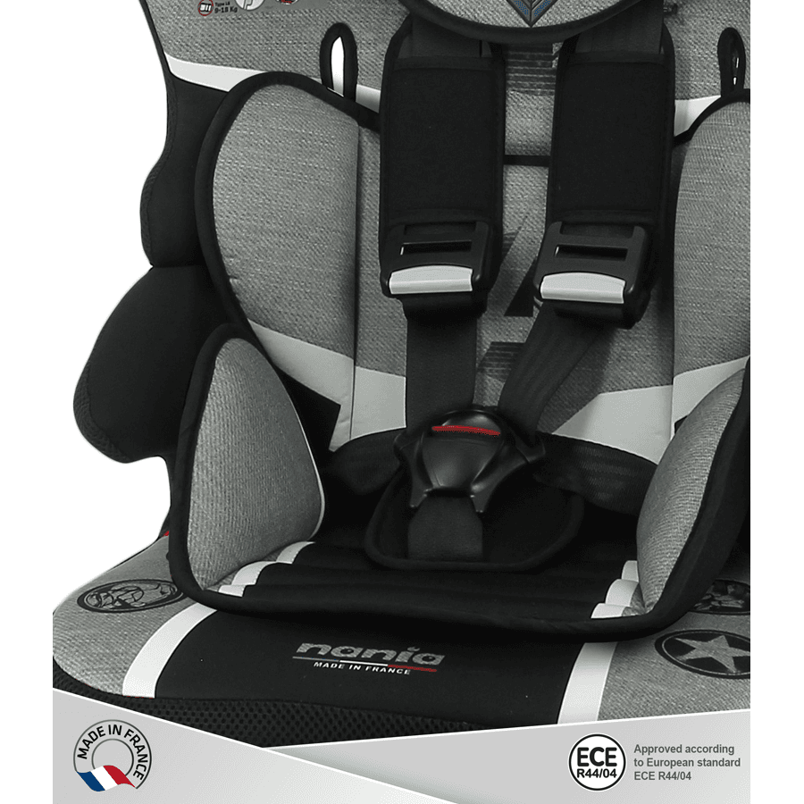 Nania Avengers Heroes Beline Carseat For Group 1/2/3 (Grey)