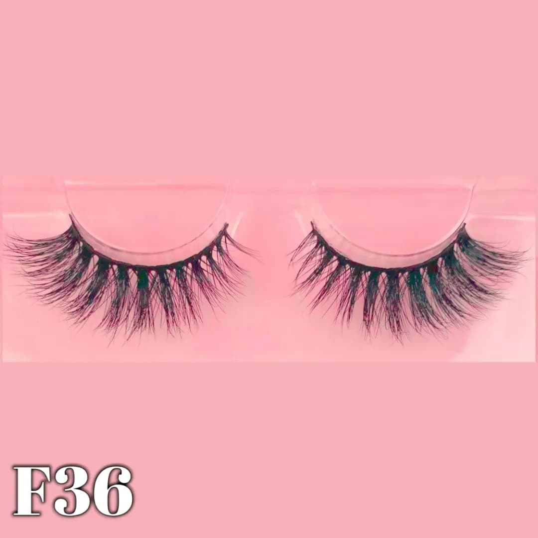 Natural Mink Eyelashes F36