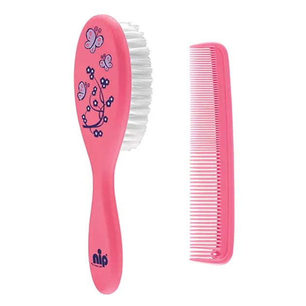 Nip For A Happy Baby Hair Care Set Comb And Brush