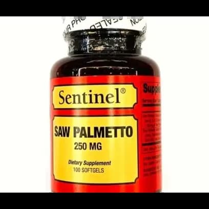 Sentinel Saw Palmetto 250 Mg 100 Softgels