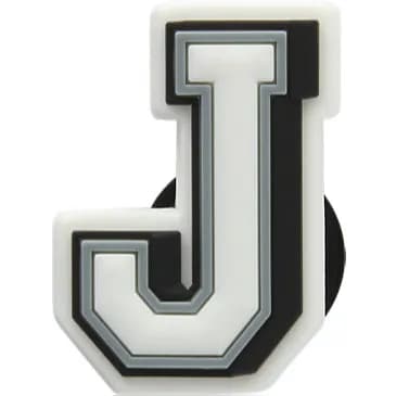 Crocs Charms Jibbitz- White Letter J