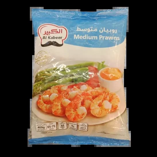 Al Kabeer Medium Shrimps 400 g