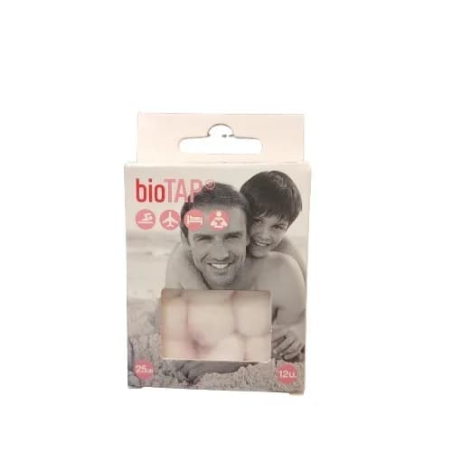 Bio Tap Wax With Cotton Ear Plug 6 Pair