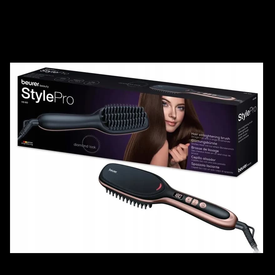 Beurer Beauty Style Pro Hs60 Hair Straightening Brush