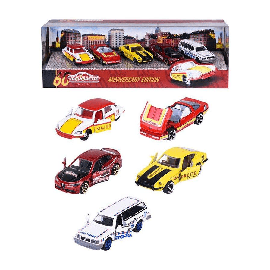 Majorette 60Th Anniversary Die-Cast Car Gift Set (5 Pack)