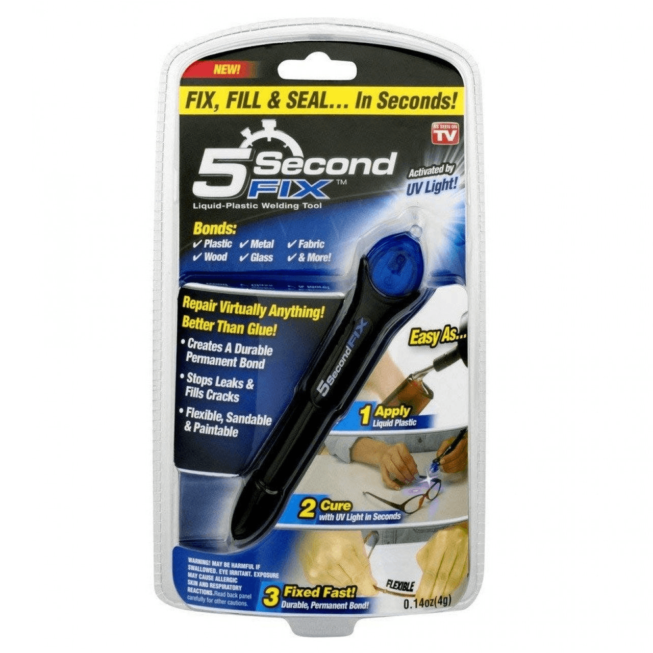 Generic 5 Second Fix - Fix,Fill And Seal Liquid Plastic Welding Tool