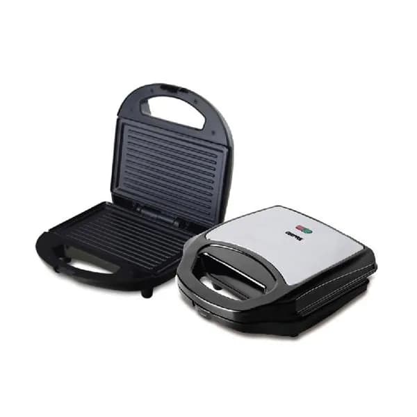 Geepas Ggm6001 Two Slice Grill Maker - Black