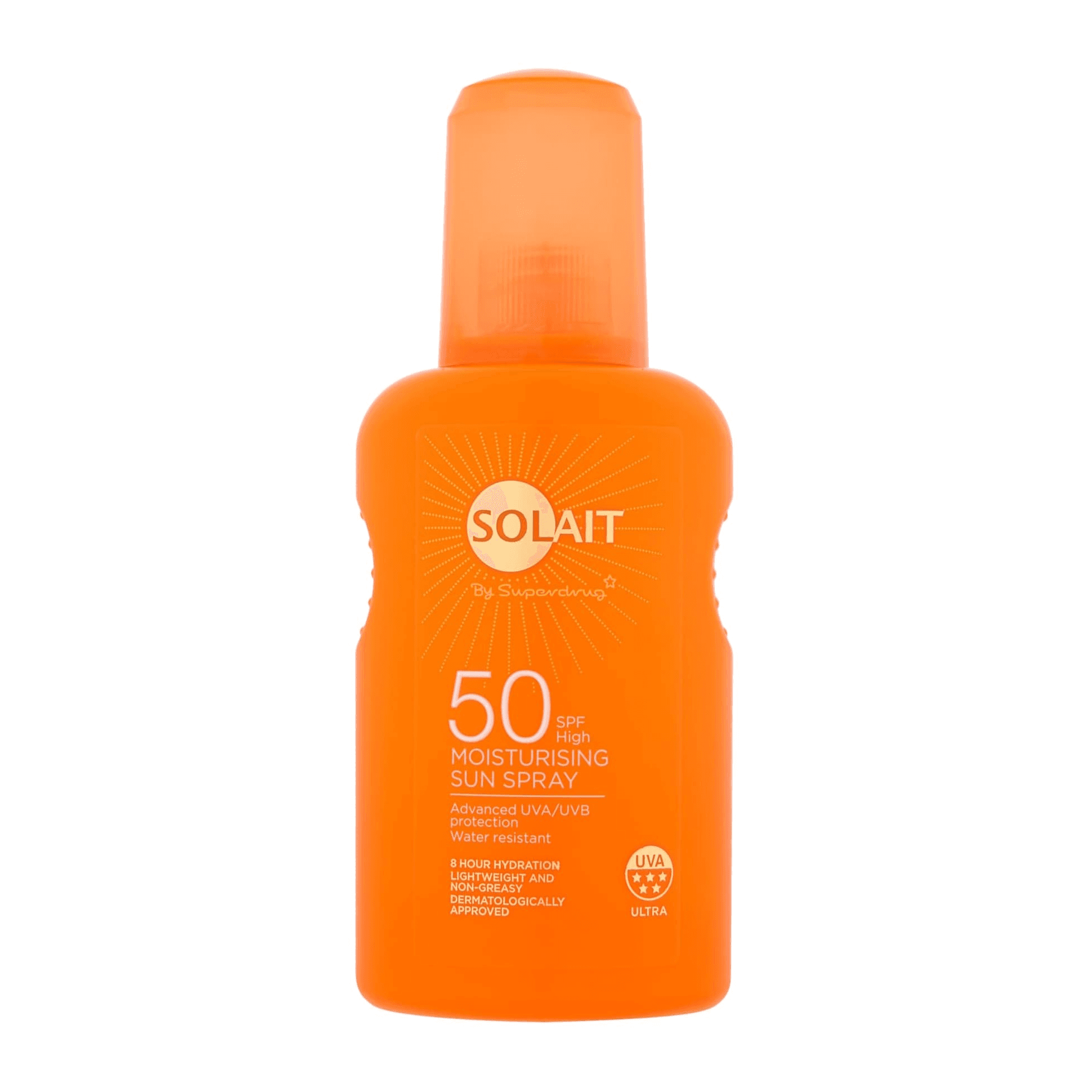 Superdrug Solait Moisturising Sun Cream Spray Spf50 200Ml