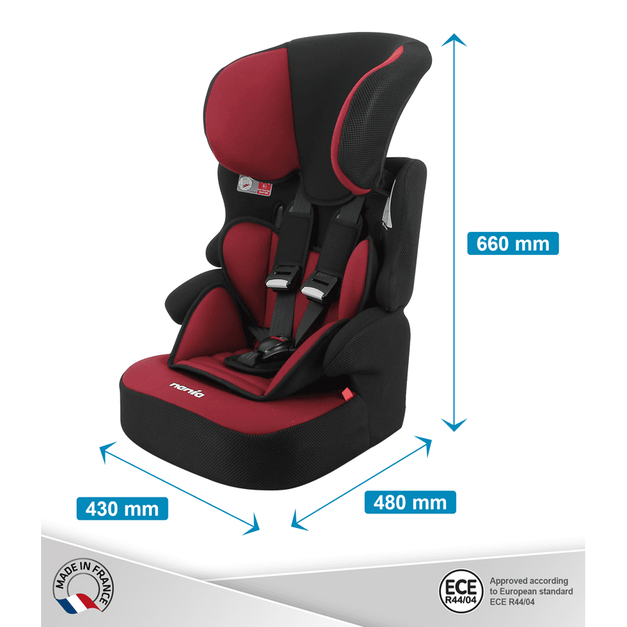 Nania Beline Carseat For Group 1/2/3 (Bordeau)