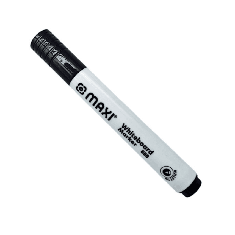 Pen Maxi Whiteboard Marker Bullet Tip Black 9477