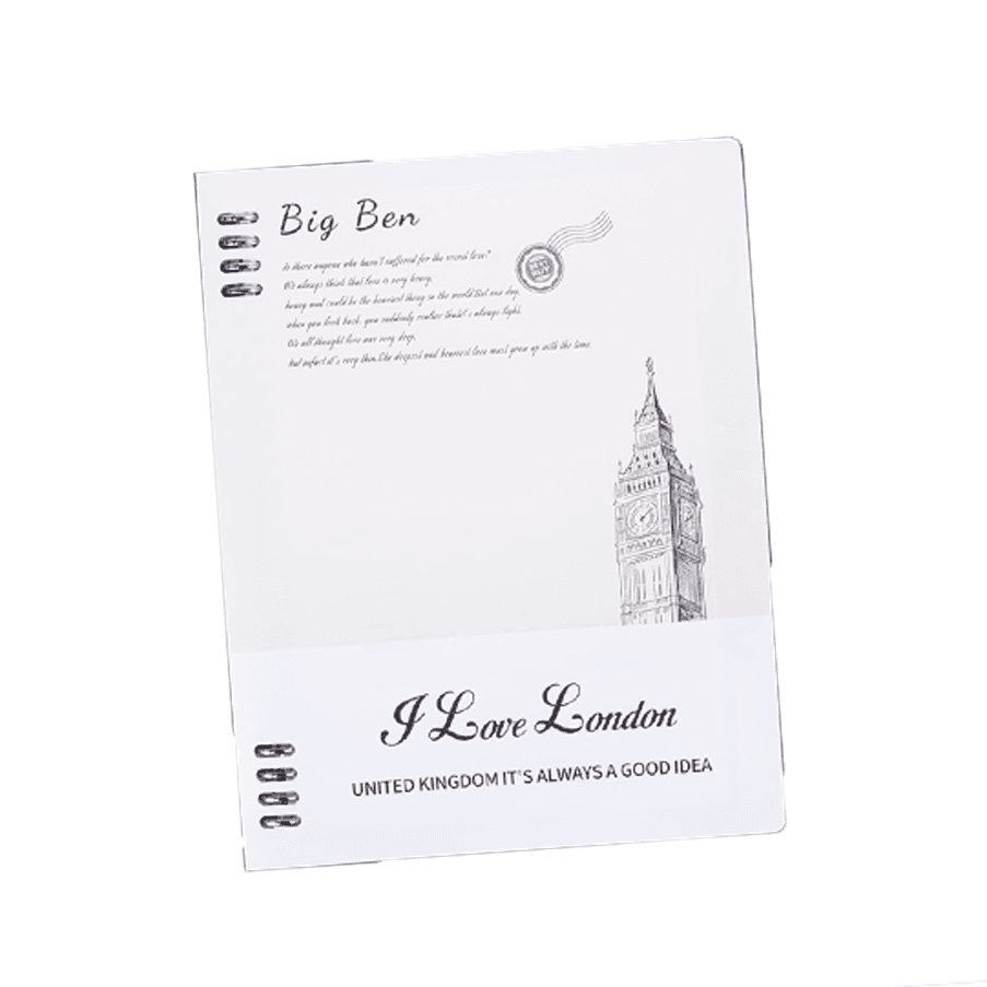 I Love London Notebook