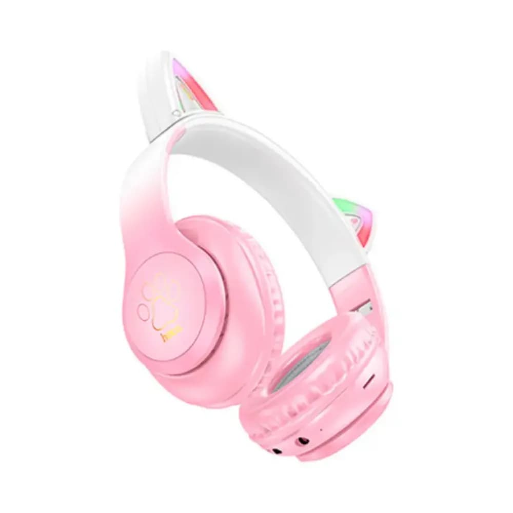 Hoco Cat Ears Wireless Headphones (W42) - Pink