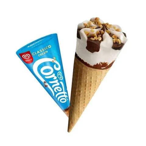 Cornetto Classico Cream Ice Cream 125ml