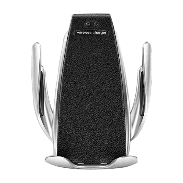 Car Wireless 10W Qi Fast Charger With Holder Stand Mount And Infrared Sensor Automatic Clamp