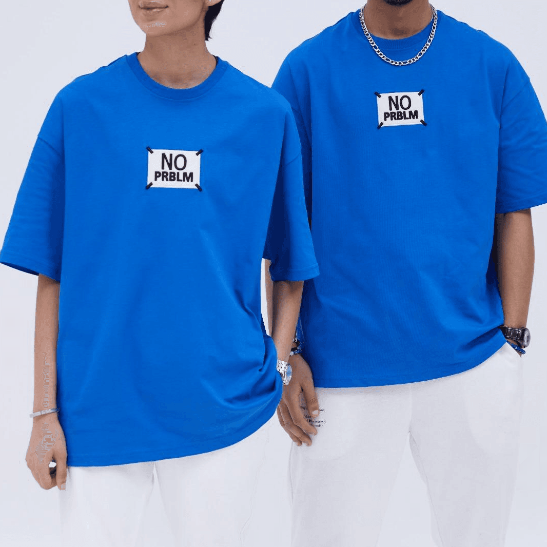 No Prbl T-Shirt M - Blue 