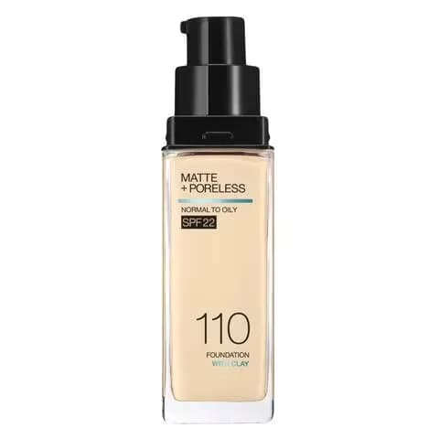 Maybelline Fit Me Matte + Poreless SPF 22 Liquid Foundation 30ml 110 Porcelain