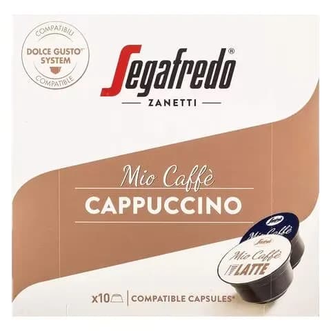 Segafredo Mio Caffe, Cappuccino, Dolce Gusto Compatible Coffee Capsules 75g