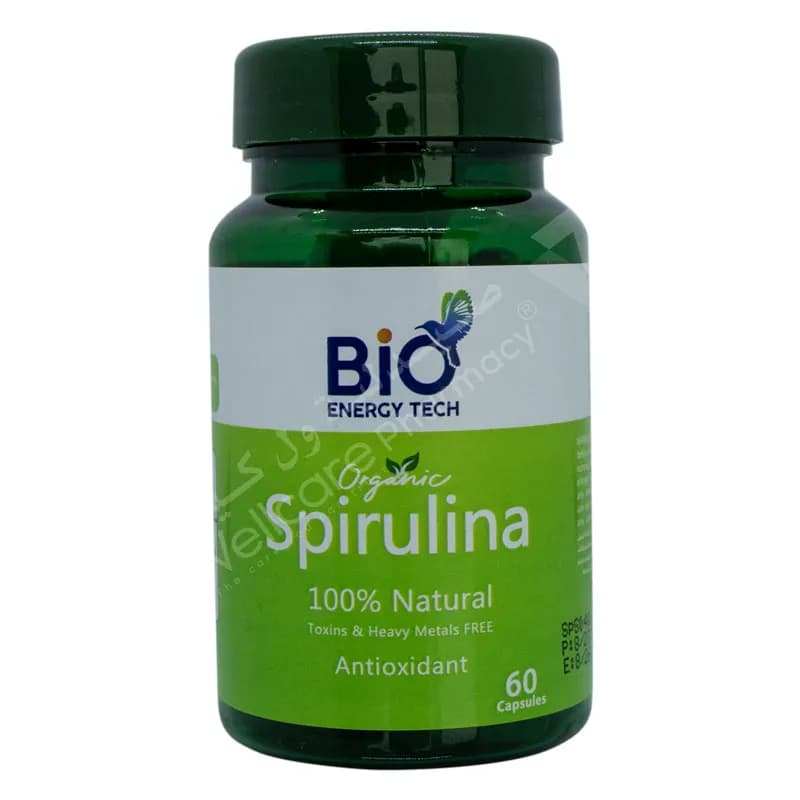 Bio Energy Tech Spirulina Capsules 60'S 