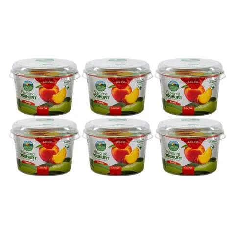 Mazzraty Yoghurt Peach Flavour 90g x Pack of 6