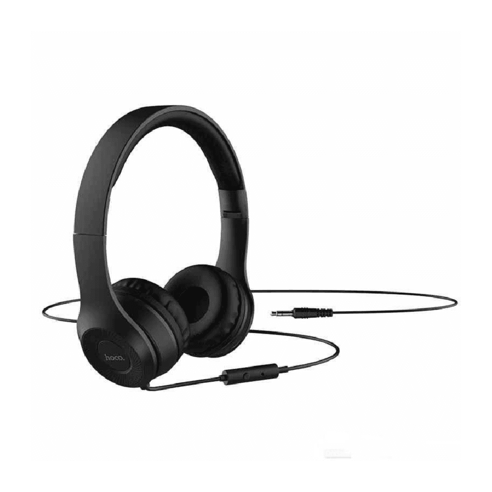 Hoco Headset With Mic (W21) - Black