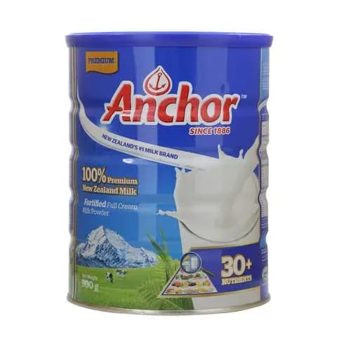 Anchor Fortified Full Cream Milk Powder 900g