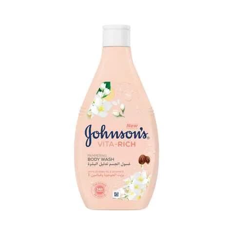 Johnson's Pampering Body Wash With Jojoba Oil & Vitamin E 250ml