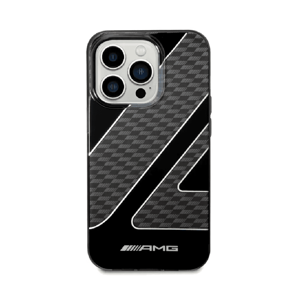 Amg Transparent Bubble Layer Case For iPhone 14 Pro - Black