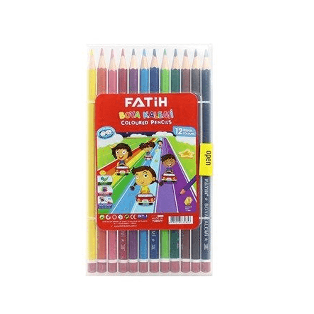 Fatih Plastic Color Pencils 12 33285