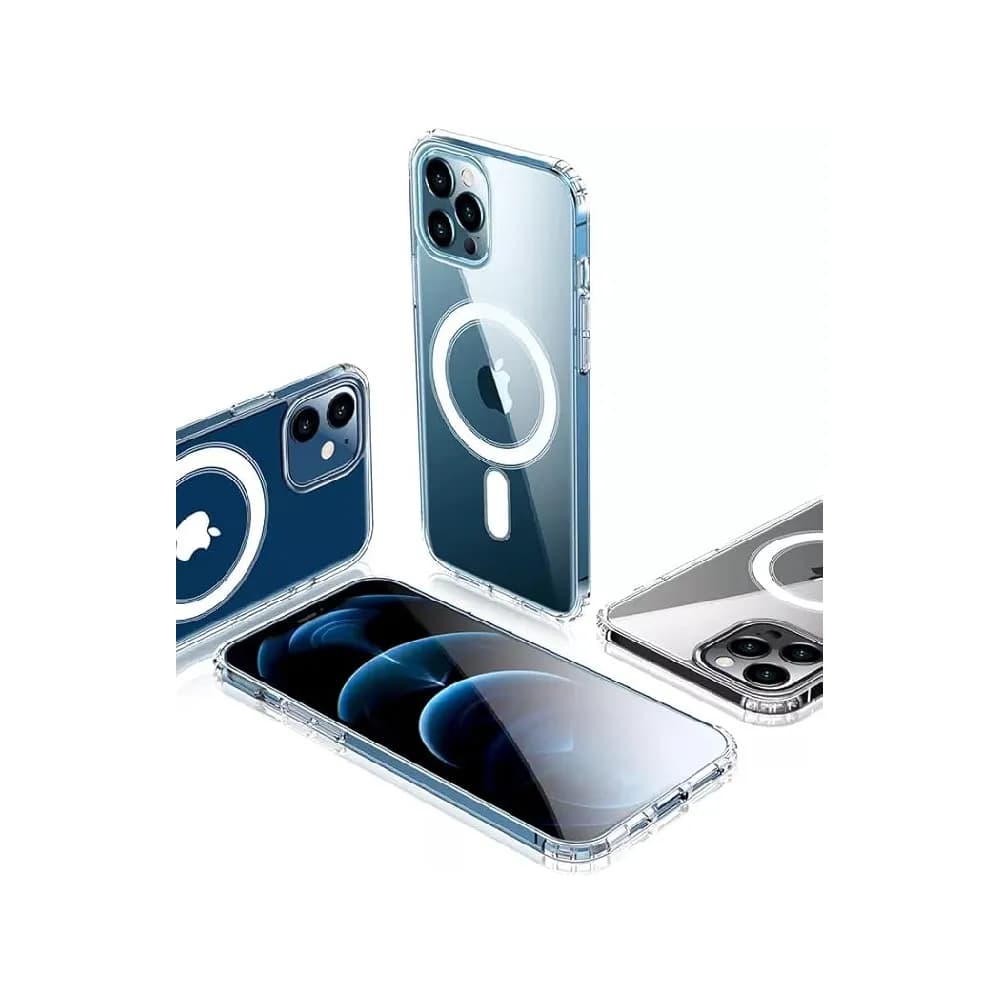 Clear Magnetic Case For iPhone 11/ 12/ 13/ 14 Series