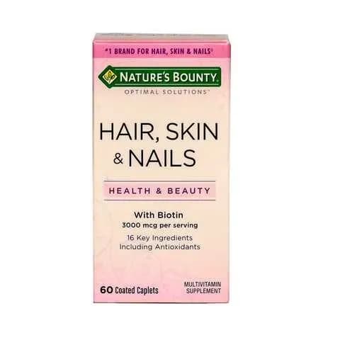 Nature's Bounty Hair, Skin & Nails Multivitamin Caplets 60 Caplets