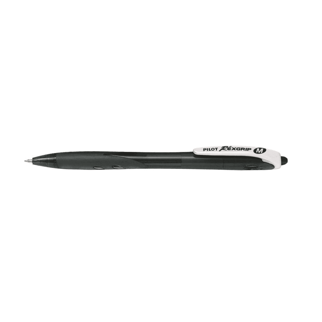 Pilot Ballpoint Pen Rexgrip M 1.0 mm Black 12128