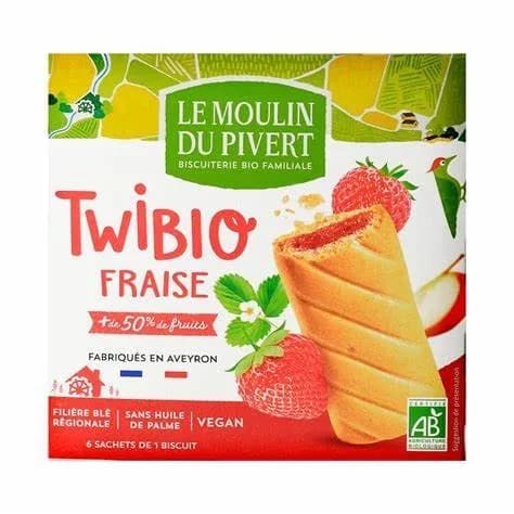 Le Moulin Twibio Strwbrry Fill Bisc 150G