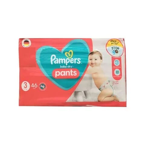 Pampers Baby Dry Diaper Pants Size 3 46 Pieces