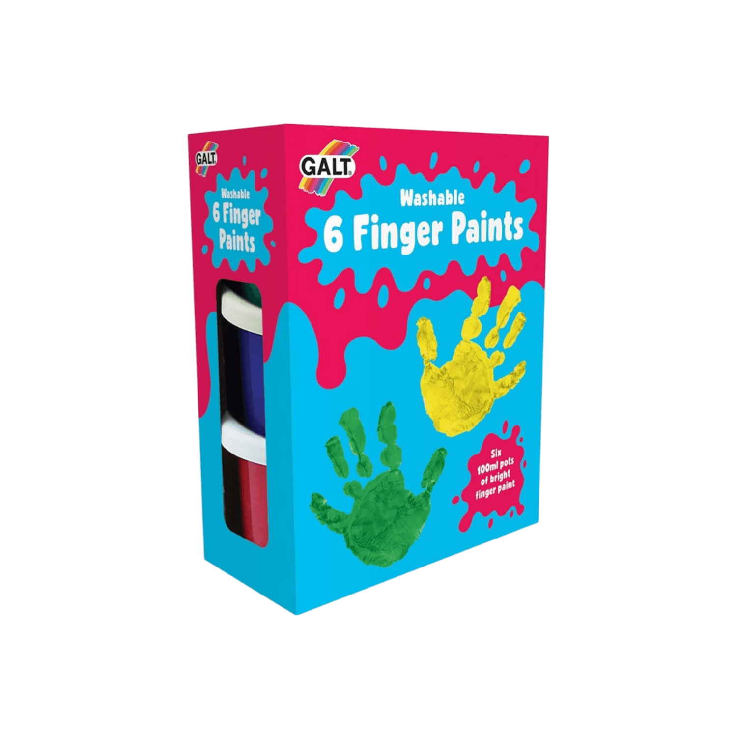 Galt 6 Washable Finger Paints