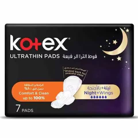 Kotex Ultra Thin With Wing Pad Pack of 7