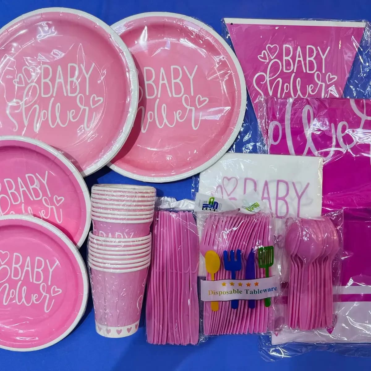 Pink - Baby Shower (16 Sets)