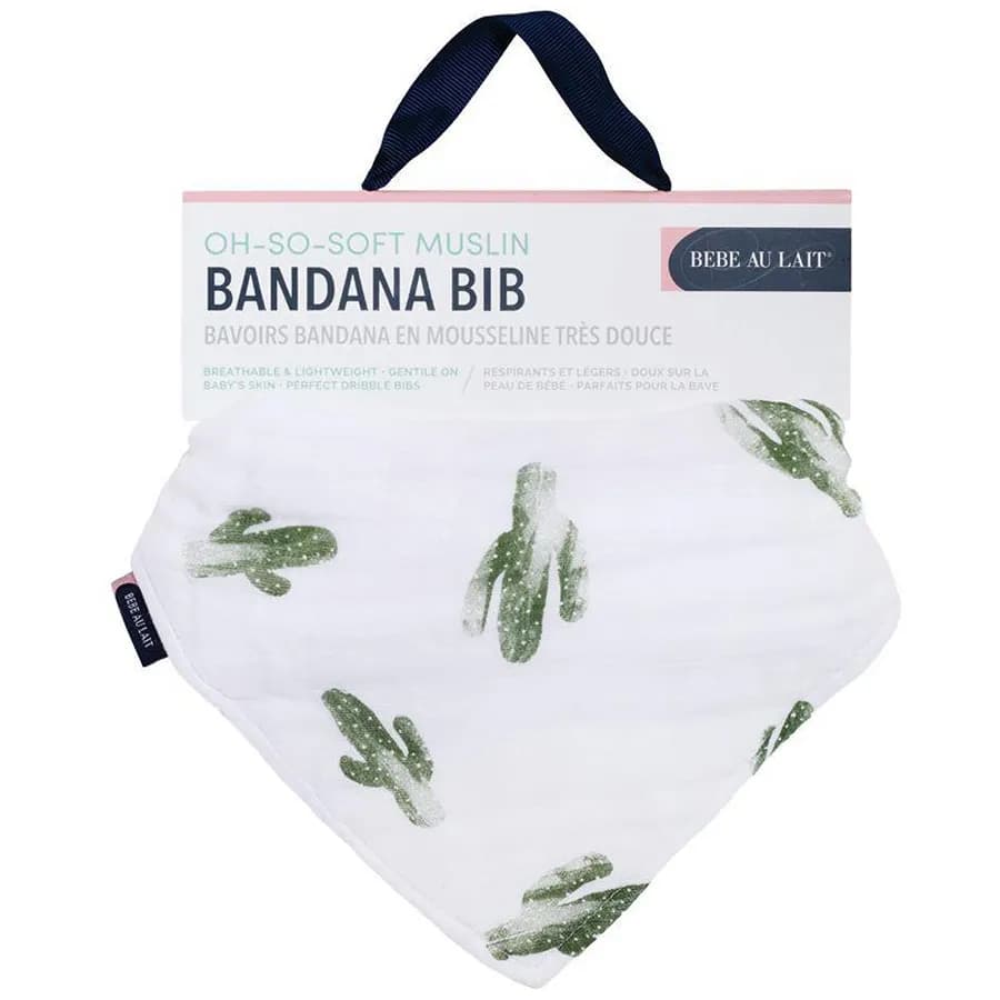 Babe Au Lait Saguaro Oh So Soft Muslin Bandana Bib