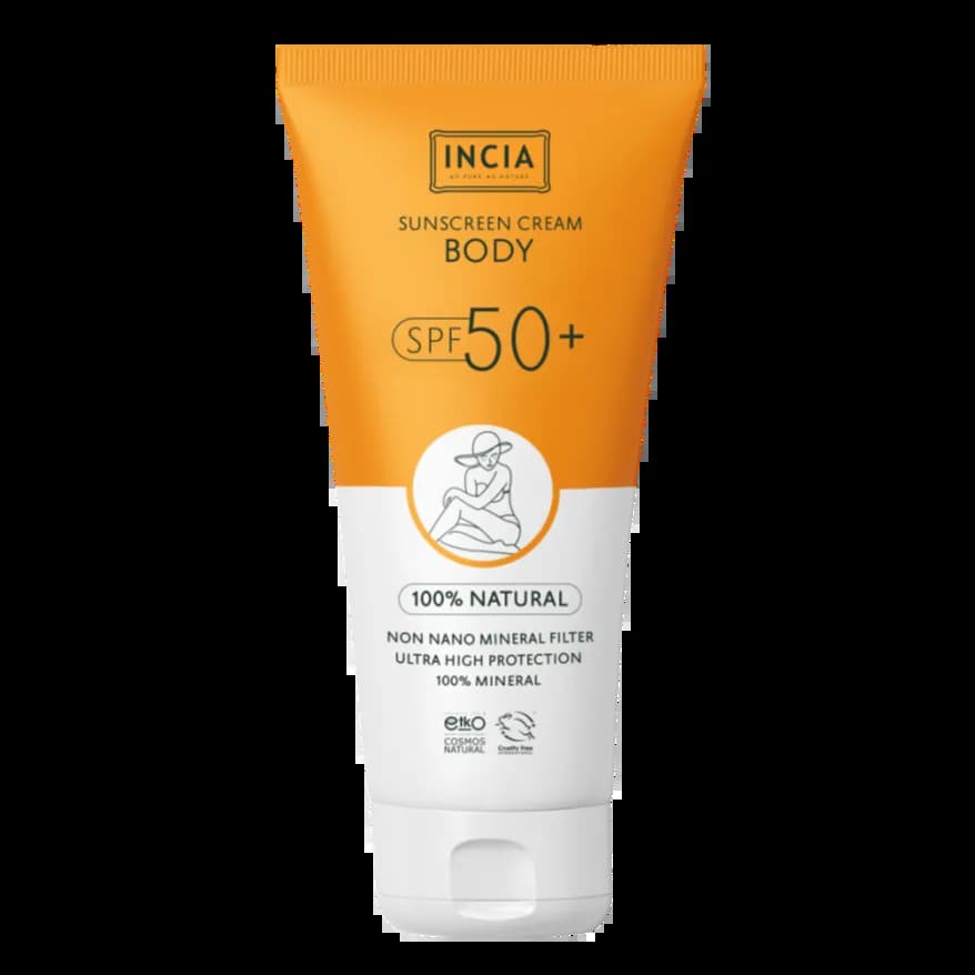 Incia Sunscreen Cream Body Spf50 + 150Ml 10018