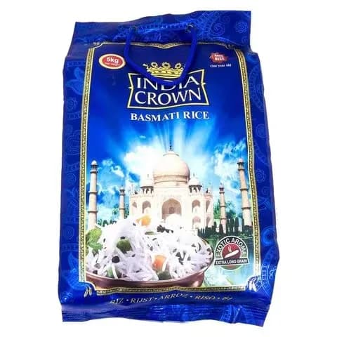 India Crown Premium Basmati Rice 5kg