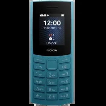 Nokia Feature Phone 105 4G Dual SIM - Gcc Blue