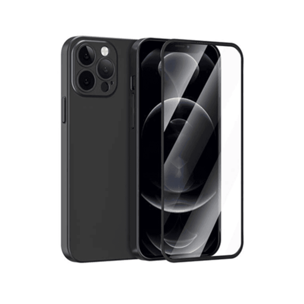 Green Lion 360 Carsaca Plus Case With Normal Glass For Iphone 13 Pro