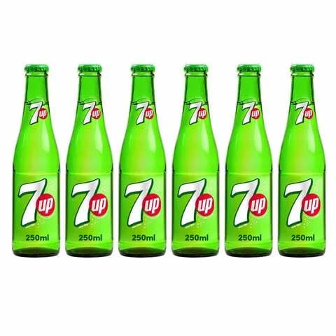 7UP Soft Drink Carbonated 250ml x Pack of 6