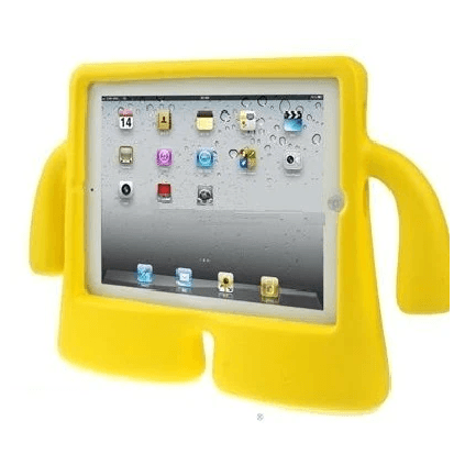 Kids ShockProof Stand Case for iPad 9/ 8/ 7 - Yellow